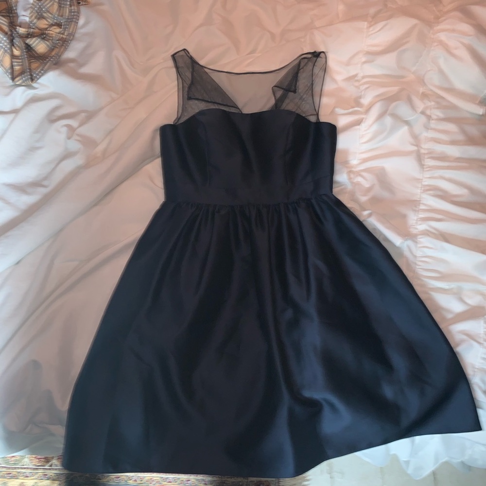 Adrianna Papell Mesh Evening Dress